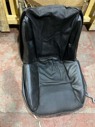 Funda asiento negra delante acolchada Morris 1100
