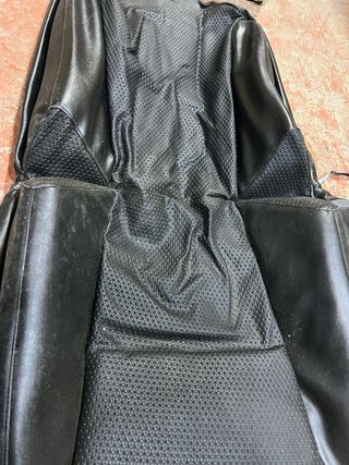 Funda asiento negra delante acolchada Morris 1100