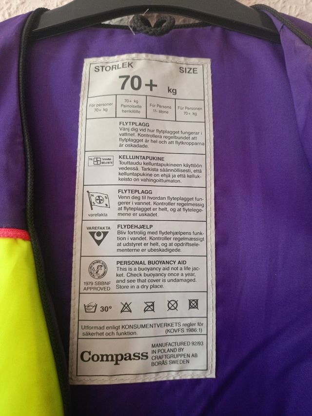 Nuovo giubbotto di salvataggio di alta qualità