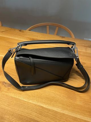 Bolso Loewe Puzzle negro Original