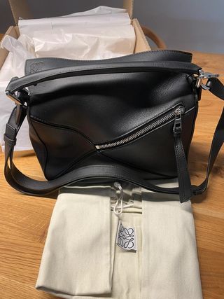 Bolso Loewe Puzzle negro Original