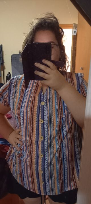 Camisa étnica mujer