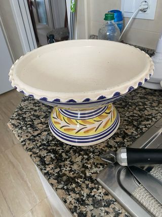 Frutero antiguo de ceramica