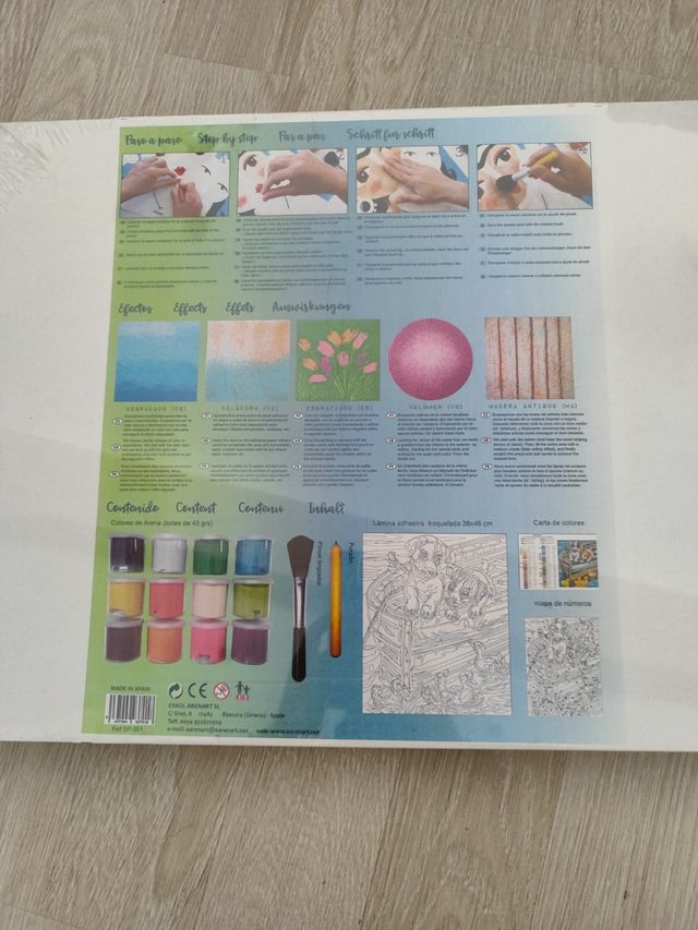 Pintar animales con arena Precintado