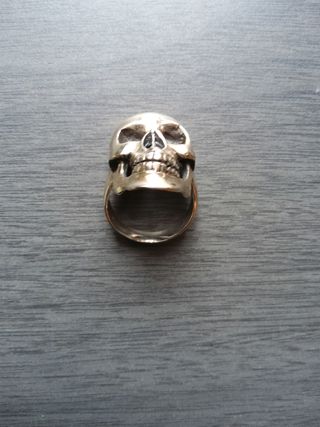 Anillo plata calavera