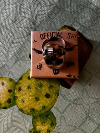 Anillo plata calavera