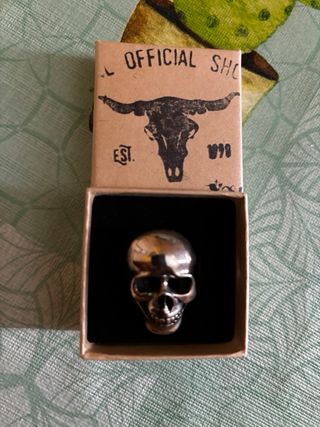 Anillo plata calavera