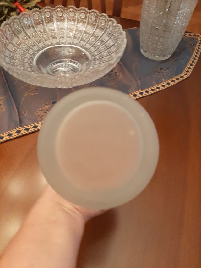 Vaso in vetro opaco