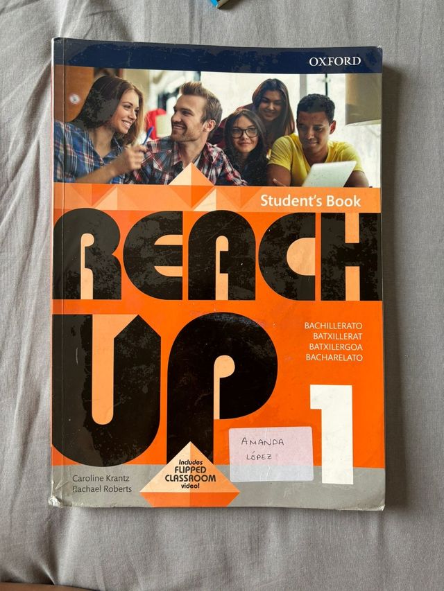 Libro de texto inglés: Reach up 1