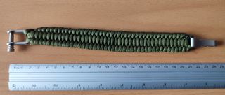 PULSERA PARACORD NUEVA 25 CM ANCLAJE ACERO