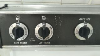 Cocina eléctrica General Electric vintage