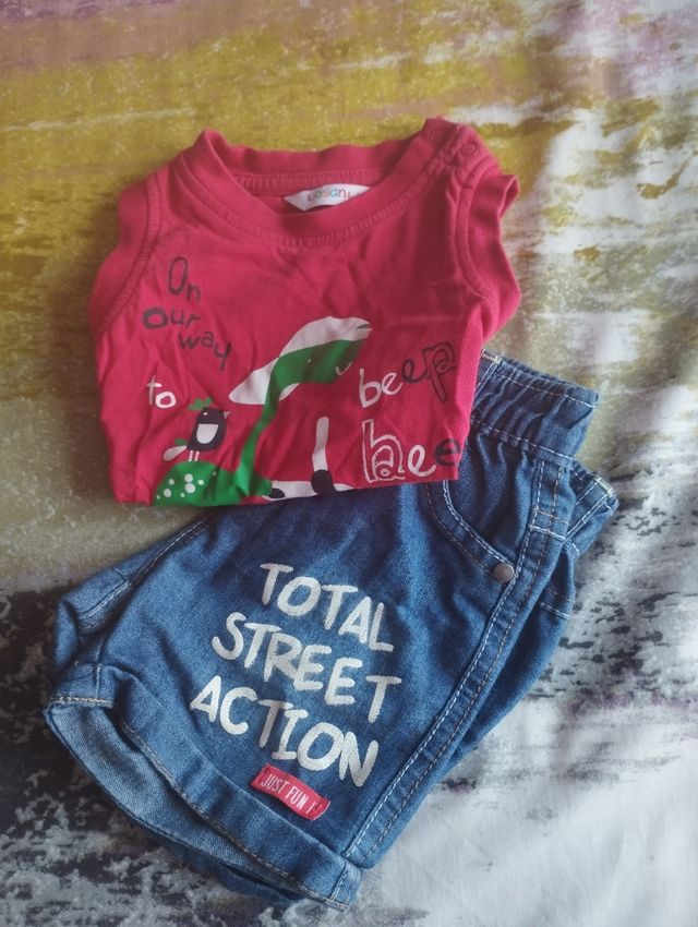 Conjunto de verano bebé 6meses