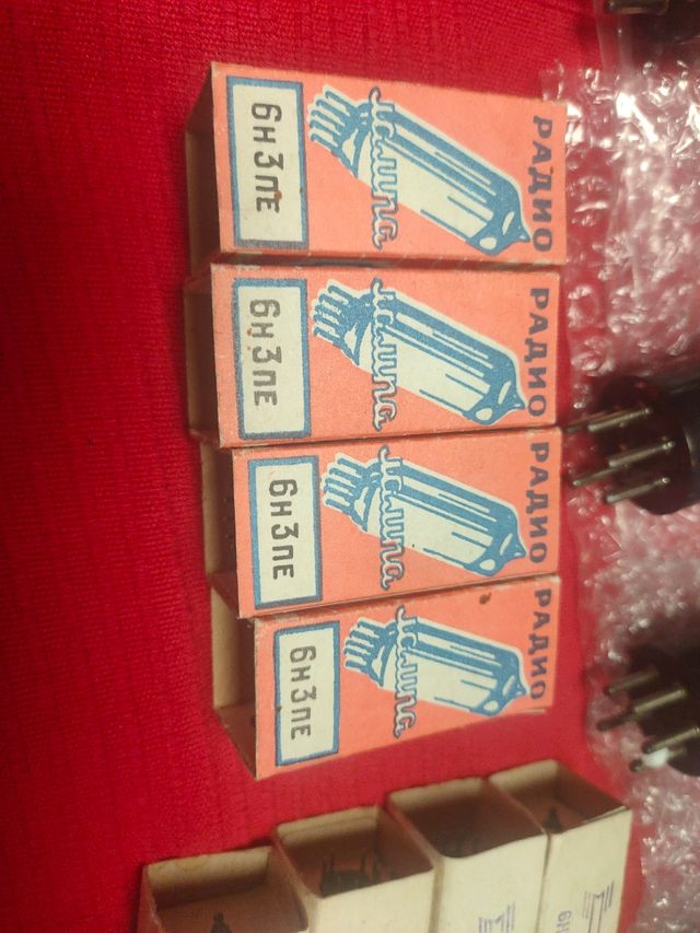 Válvulas termoiónica audio 6n3 militar