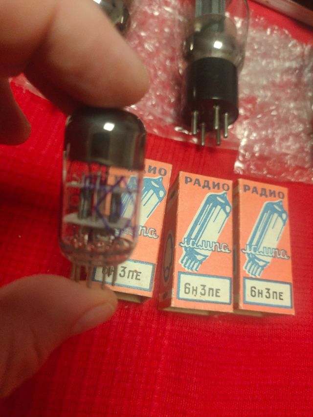 Válvulas termoiónica audio 6n3 militar