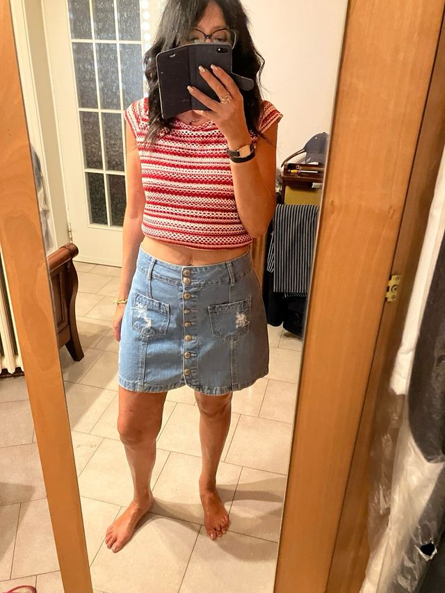 Mini gonna jeans Zuiki tg 42