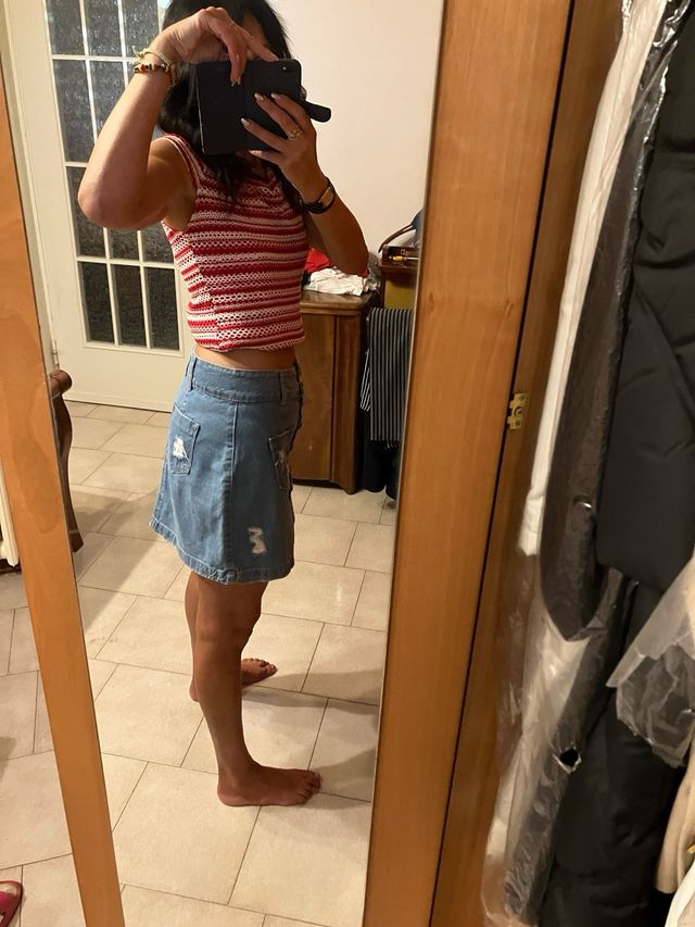 Mini gonna jeans Zuiki tg 42