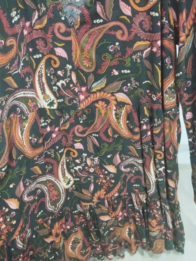 Vestido manga larga Stradivarius