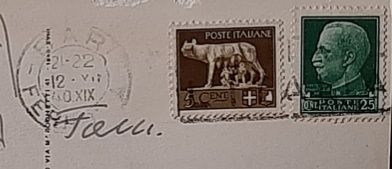 Bari Poste e Telegrafi Palazzo Giustizia Cartolina