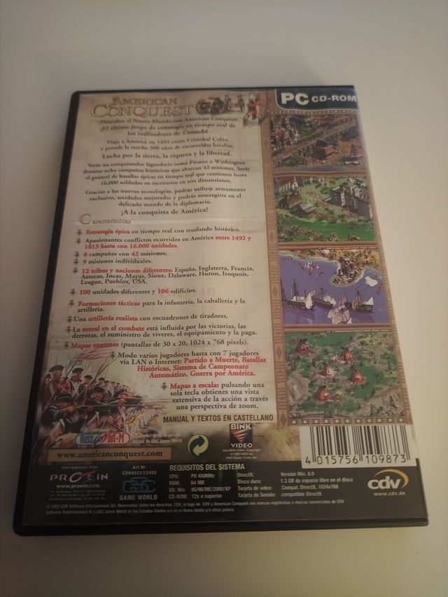 Pack American Conquest + Sparta juego pc