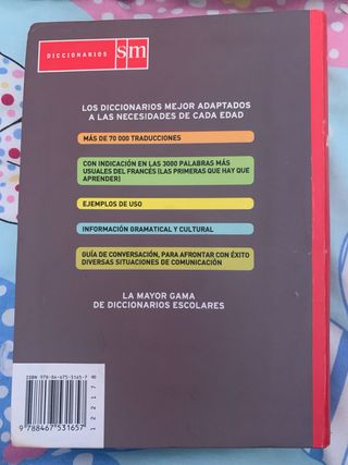 Diccionario nivel avanzado frances