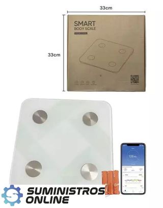 Báscula Baño Inteligente de Peso y Grasa - Digital