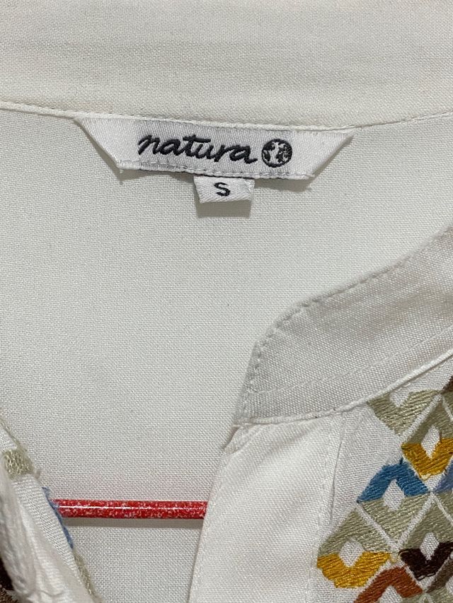 Camisa Blanca Bordada - Túnica