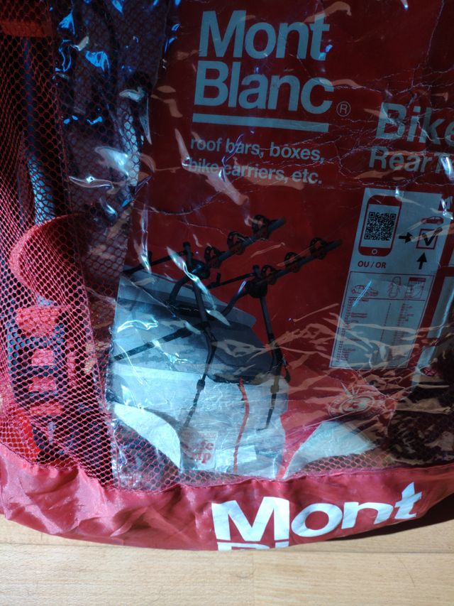 Porta bicicletas Mont blanc + señal