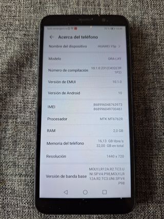 Telefono cellulare Huawei Y5p