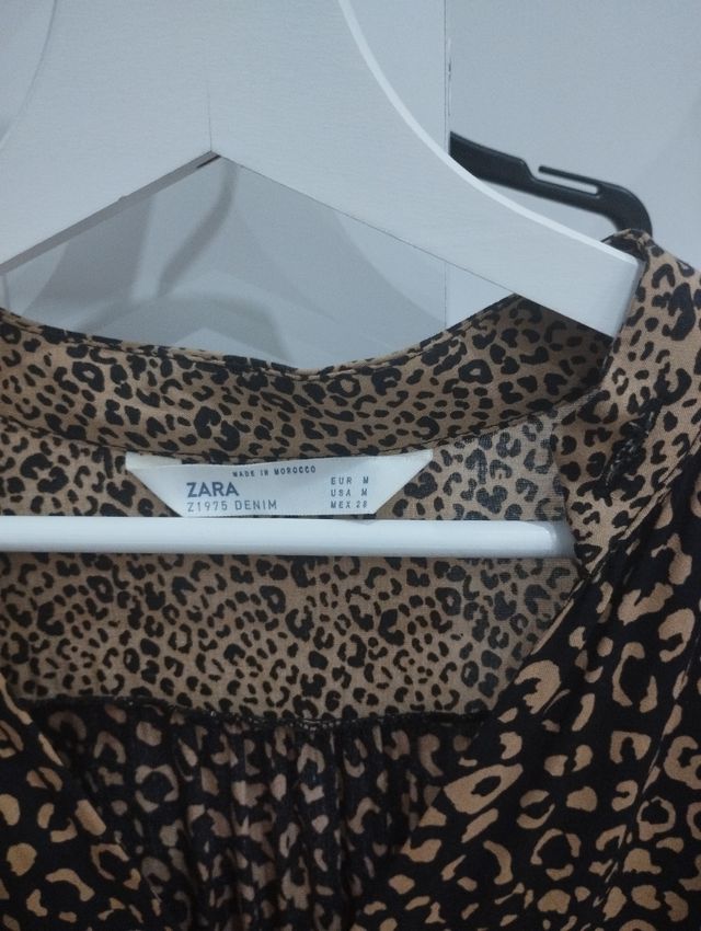Vestido leopardo zara