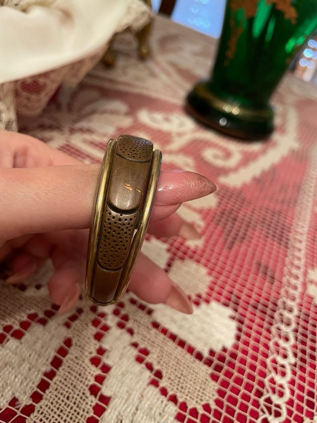 Bracciale vintage uomo in legno 