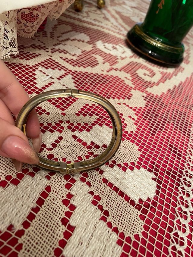 Bracciale vintage uomo in legno 