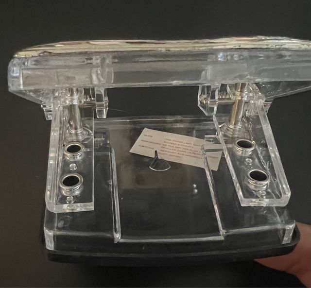 Perforatore per fogli - argento