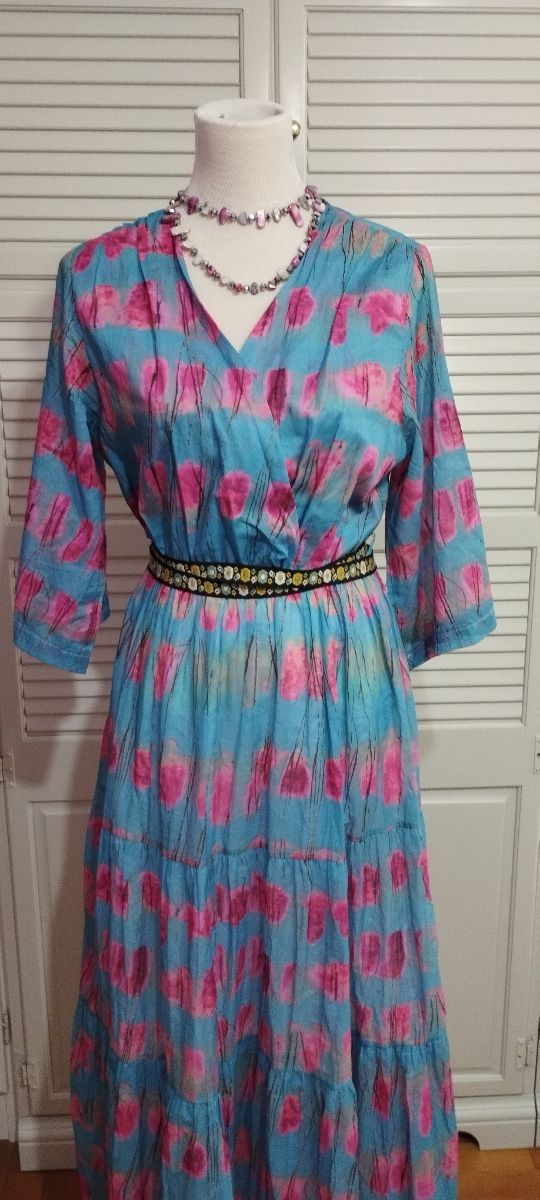 Abito lungo fantasia Wu' Side tg unica