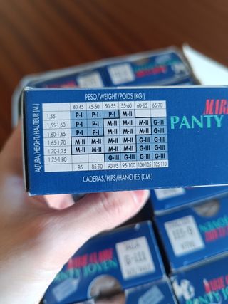 Lote medias finas color crudo