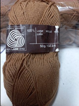 6 gomitoli di pura lana. Phildar