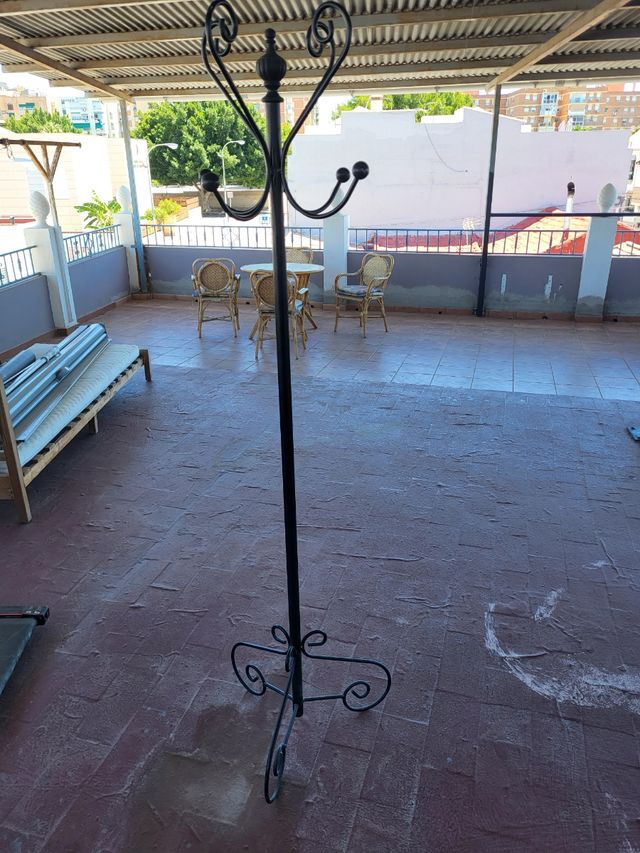 Perchero forja hierro vintage