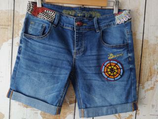 Bermuda corta tejana mujer Desigual 