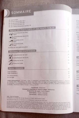 Libro preparación para examen DELF B1