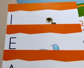 Alfabetiere murale bilingue Italiano - Inglese