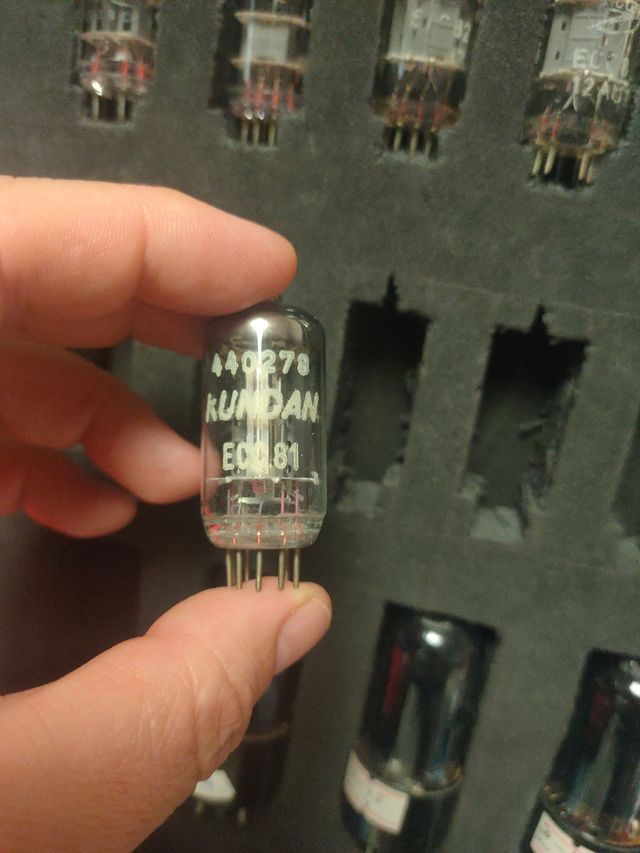 Pareja 12at7 ecc81 válvulas