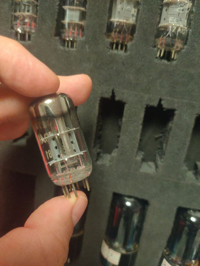 Pareja 12at7 ecc81 válvulas