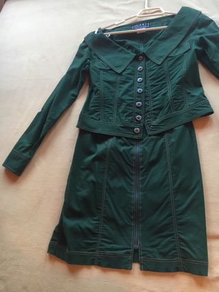 VESTIDO PUNK VINTAGE. EXCLUSIVO