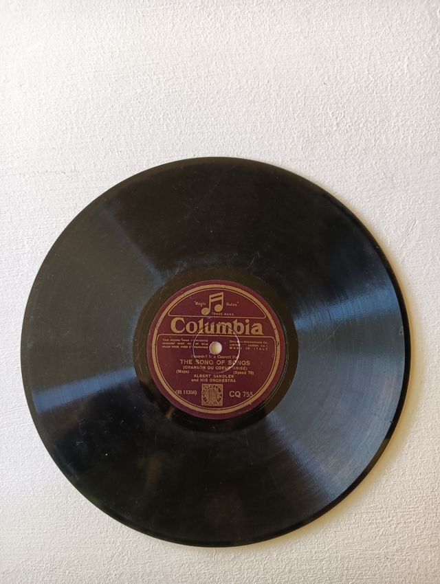 4 dischi vinile 78 giri