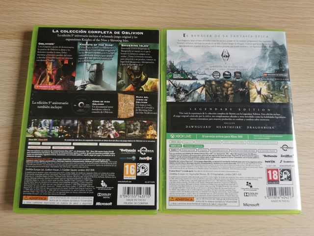 Saga The Elder Scrolls IV y V