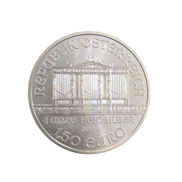 Moneda onza plata Filarmónica 2024 Austria