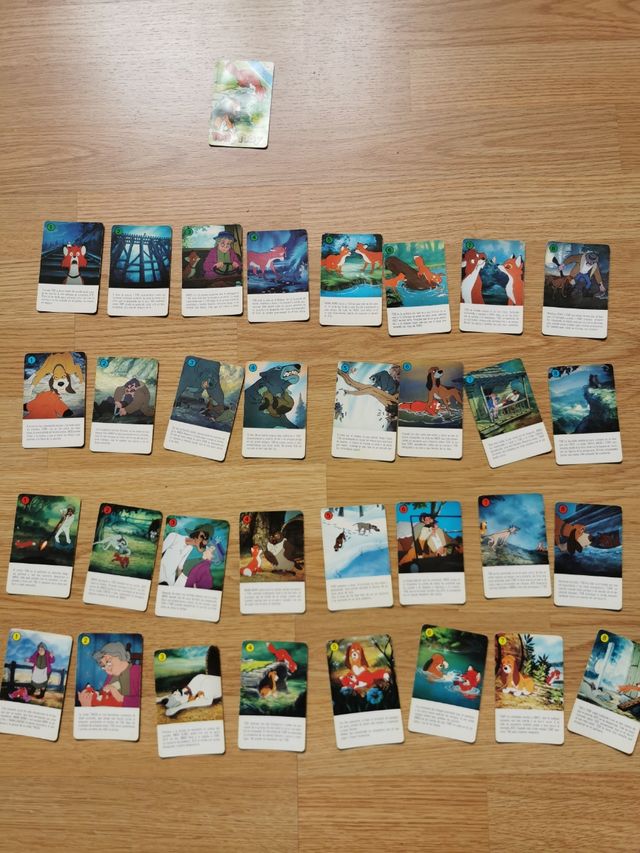 Juego cartas Tod y Toby 1981