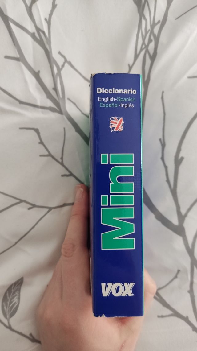 Mini diccionario español inglés