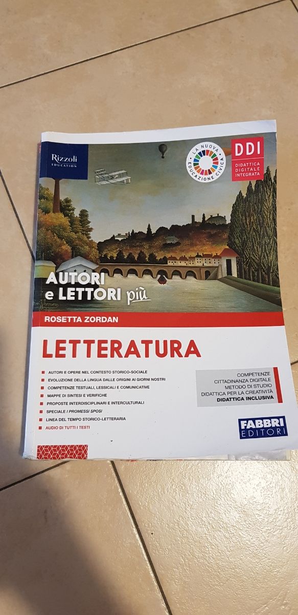 Libro scolastico Autori e lettori Letter