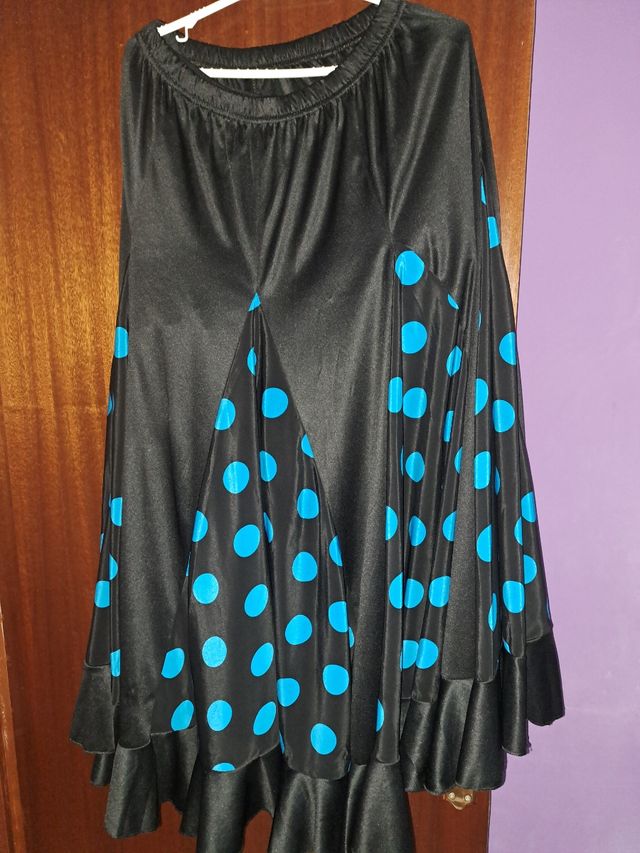 Falda flamenca con body a juego