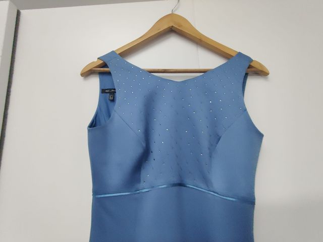 Vestido comprido azul Ana Sousa